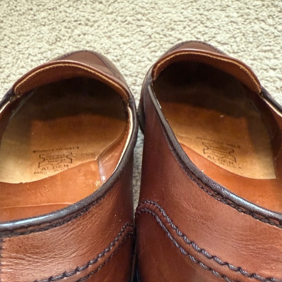 Alden 686 Last Full Strap Calf Leather Loafers Size 10.5 B/D Split Last - Picture 9 of 9